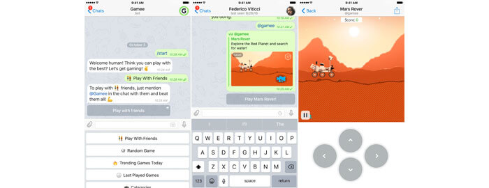 تلگرام به بازی های آنلاینی مجهز شد که با کمک بات ها کار می کنند