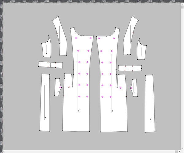 طراحی الگوی لباس به کمک نرم افزار Optitex