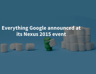 گوگل به معرفی محصولات جدید در رویداد نکسوس 2015 پرداخت