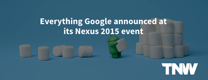 گوگل به معرفی محصولات جدید در رویداد نکسوس 2015 پرداخت