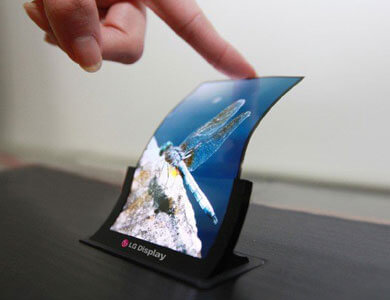 ال جی صفحات نمایش OLED تاشو را در CES 2016 به نمایش گذاشت