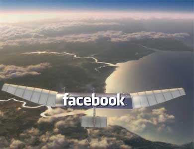 پیوند هوش مصنوعی با پهپادهای خورشیدی فیسبوک برای دسترسی به اینترنت
