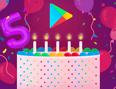 تولد 5 سالگی گوگل پلی