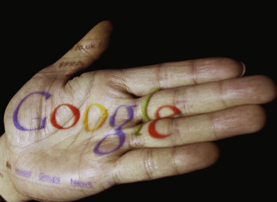 google-logo-on-hand