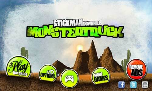 Stickman Downhill-Monster Truck