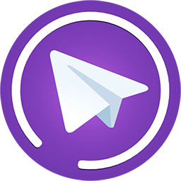 اپلیکیشن تلگرام بنفش