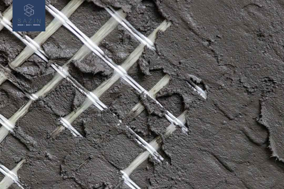 مهار دیوارهای غیر باربر در ساختمان با توری وال مش