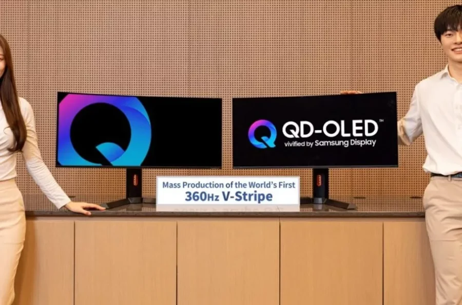 سامسونگ از پنل QD-OLED جدیدی برای مانیتورها رونمایی کرد؛ روشنایی و وضوح بالاتر