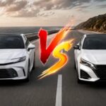 مقایسه و بررسی کامل نیسان آلتیما 2025 با تویوتا کمری 2025