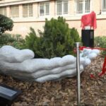 رونمایی از ۲ تندیس هنری در محوطه بنیاد رودکی