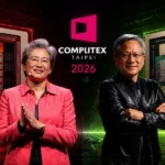 مدیران عامل انویدیا و AMD برای رقابت در نمایشگاه کامپیوتکس ۲۰۲۶ وارد تایوان شدند