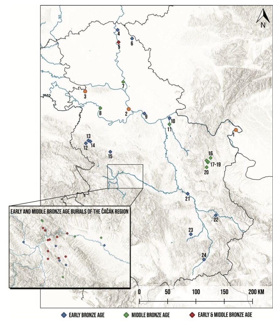 کشف تاج طلایی یک زن و بقایای ۴۶۰۰ ساله در صربستان