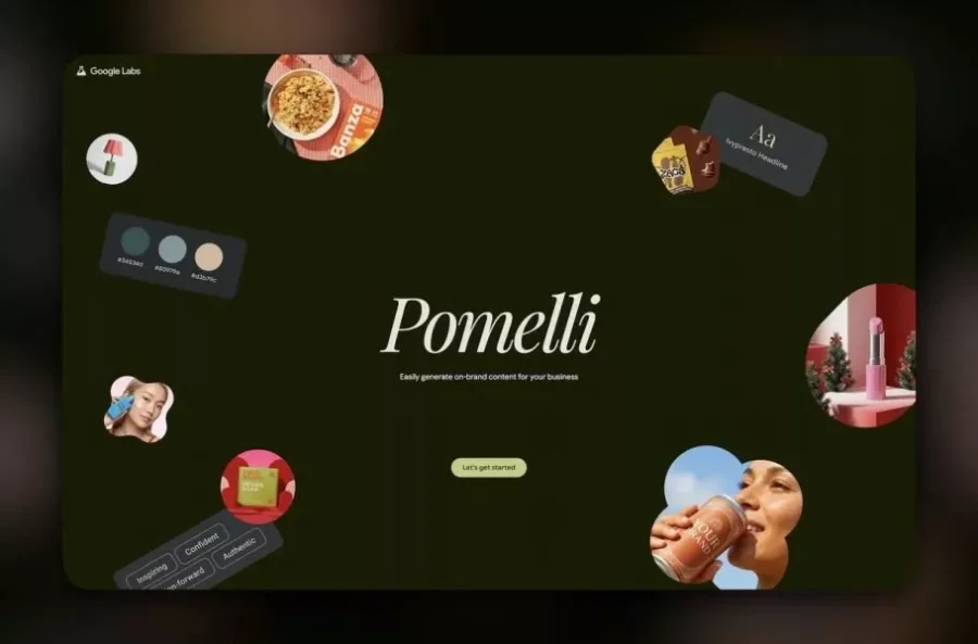 گوگل Pomelli به ایجنت هوش مصنوعی مجهز شد؛ ساخت وب‌سایت و هویت بصری از صفر