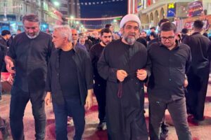 کاروان اهالی هنر و رسانه به کربلا رسید؛ زیارت به نیایت از رهبر شهید