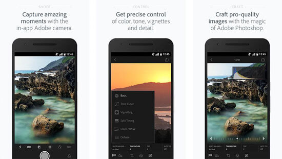 اپلیکیشن Adobe Photoshop Lightroom