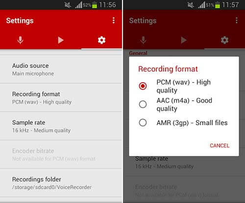 اپلیکیشن Voice Recorder