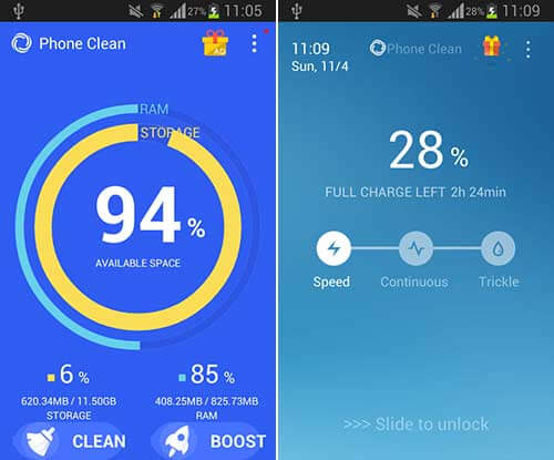 اپلیکیشن Phone Clean