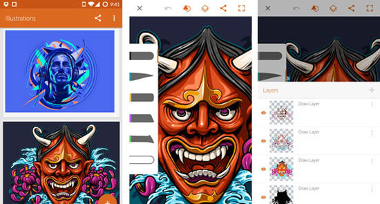 اپلیکیشن Adobe Illustrator Draw