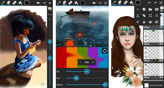 اپلیکیشن ArtFlow: Paint Draw Sketchbook