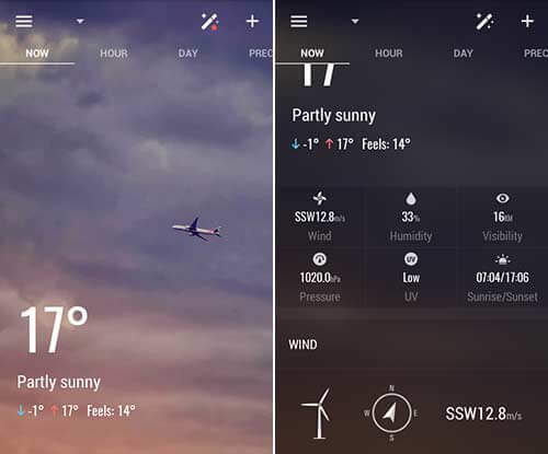 اپلیکیشن Amber Weather Elite