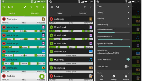 اپلیکیشن Advanced Download Manager