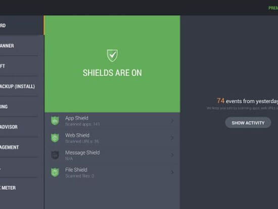 اپلیکیشن Avast! Mobile Security & Antivirus
