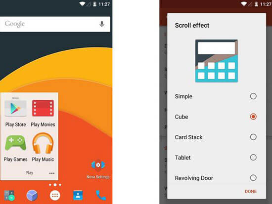اپلیکیشن Nova Launcher