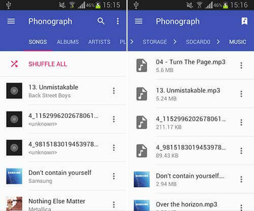 اپلیکیشن Phonograph