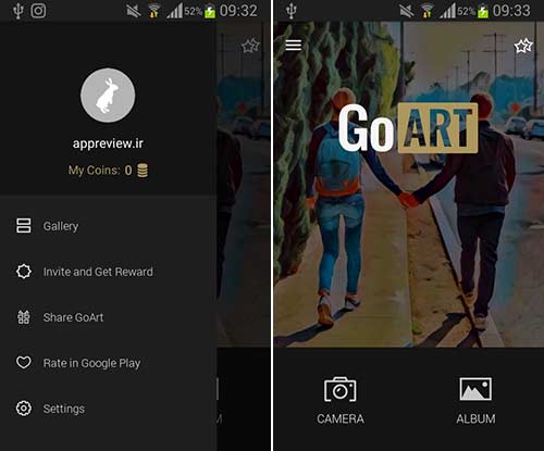 اپلیکیشن GoArt