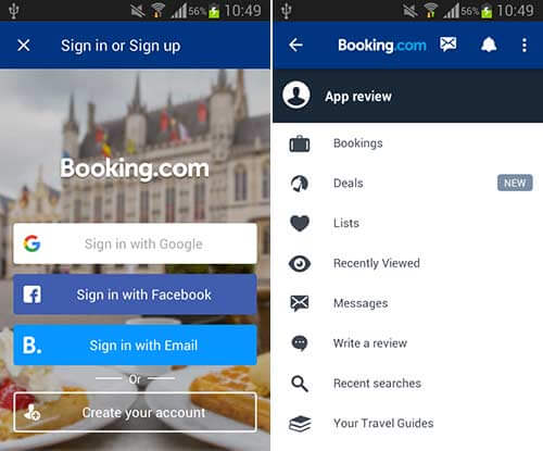 اپلیکیشن Booking.com Hotels