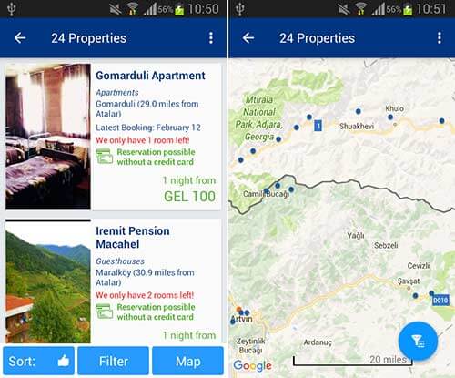 اپلیکیشن Booking.com Hotels