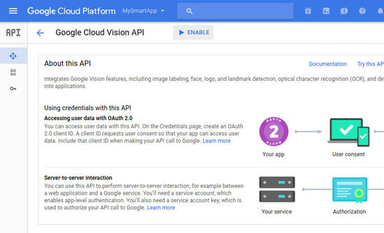 کار با Google Cloud machine learning