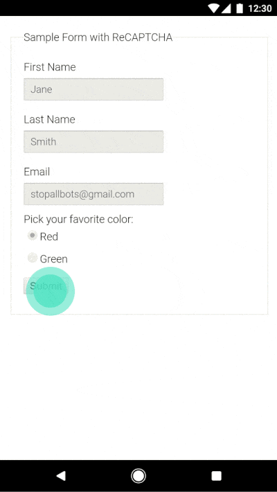 سرویس reCAPTCHA