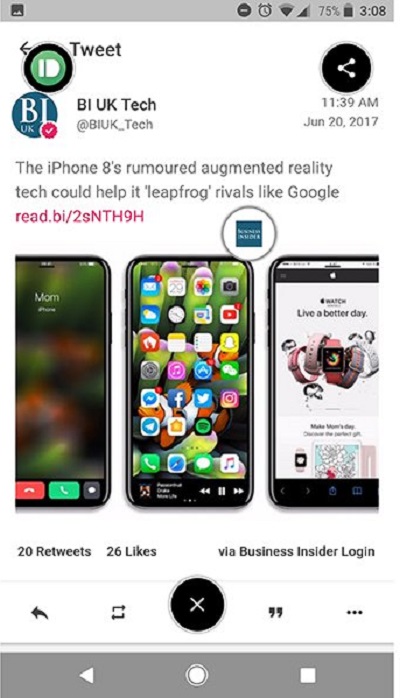 اپلیکیشن Link Bubble