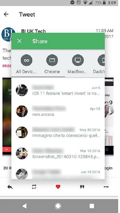 اپلیکیشن Pushbullet