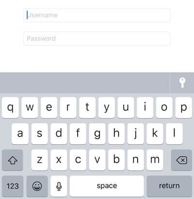 کار با Password AutoFill در آی او اس