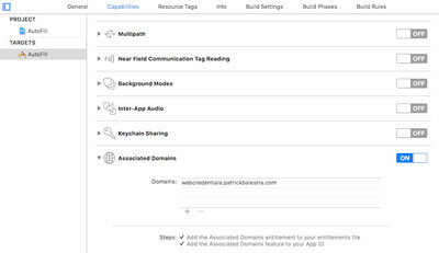 کار با Password AutoFill در آی او اس