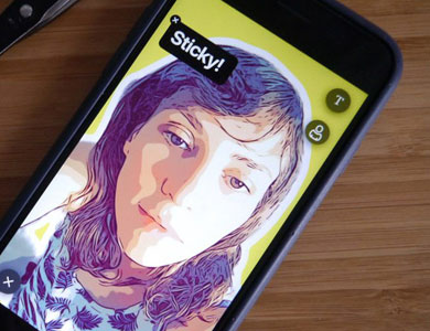 محصول جدیدی از سازنده Prisma: با کمک اپلیکیشن Sticky AI از عکس های خود استیکر بسازید