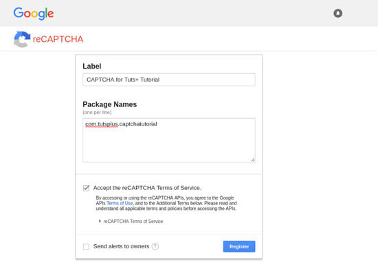 استفاده از CAPTCHA در اپلیکیشن های اندروید