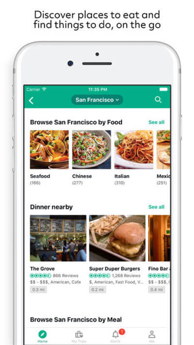شخصی سازی TripAdvisor