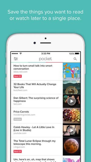 اپلیکیشن Pocket