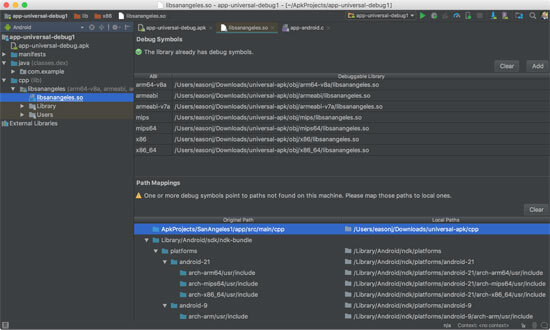 APK Debugging در اندروید استودیو 3.0