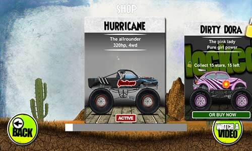 Stickman Downhill-Monster Truck