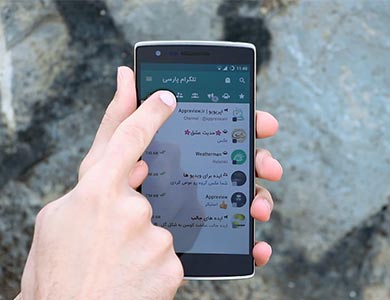 بررسی ویدیویی اپلیکیشن تلگرام پارسی