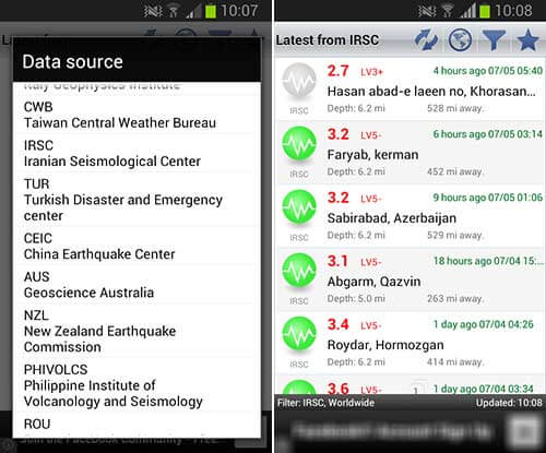 Earthquakes