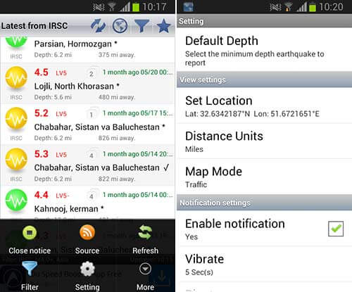 Earthquakes