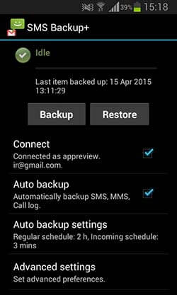 SMS Backup