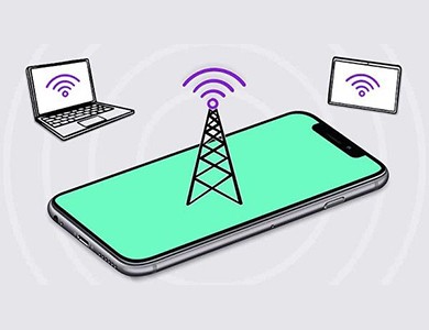 فعال کردن هات اسپات آیفون