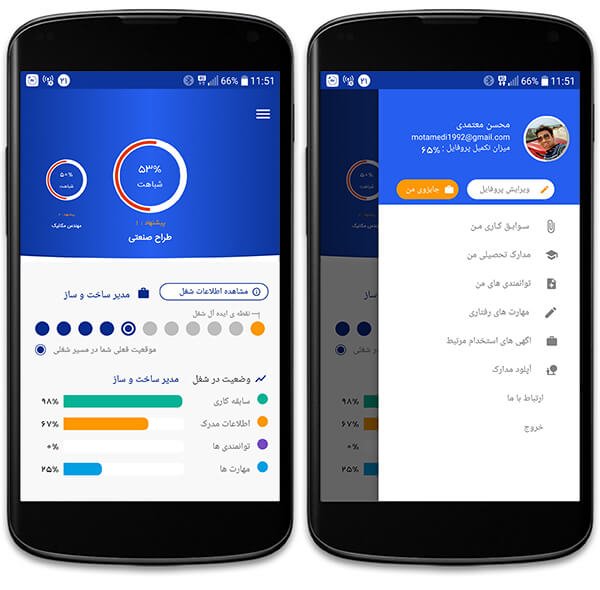 برنامه مشاوره شغلی