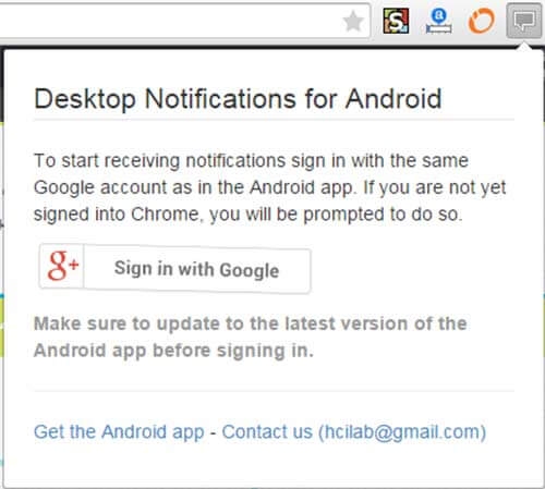Desktop Notifications